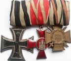 Iron Cross Hanseatic Cross Medal Group