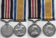 WW1 Military Medal Pair For Sale
