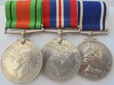 QEII Police LSGC WW2 Medal Trio