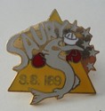 US Navy Submarine SS189 Saury Badge