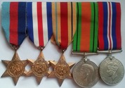 WW2 Africa Star Medal Group